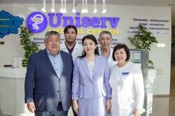 Uniserv Medical Center посетила Министр здравоохранения  Республики Казахстан Ажар Гиният